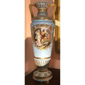 Paire De Vases En Porcelaine De Sèvres (nord De La France), époque 1753/93