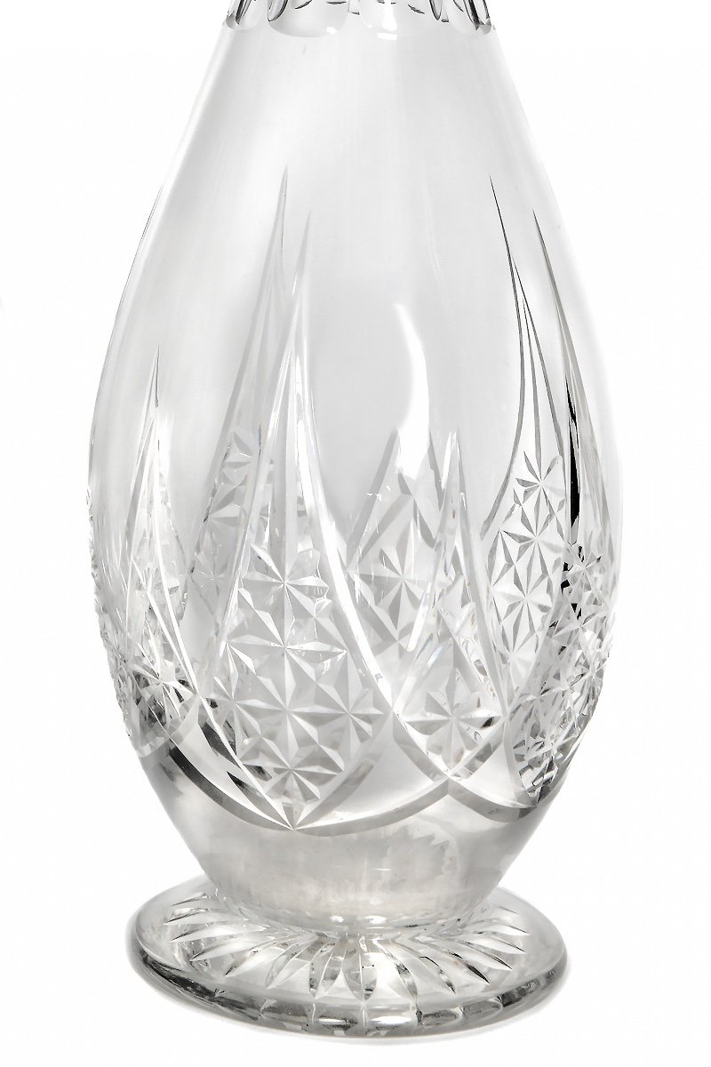 BACCARAT, Paire de Carafes à vin en cristal, modèle "Epron"-photo-2