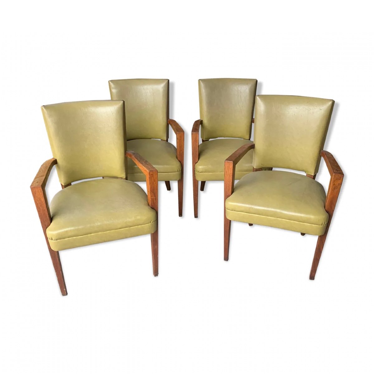 Suite Of Four Bridge Armchairs