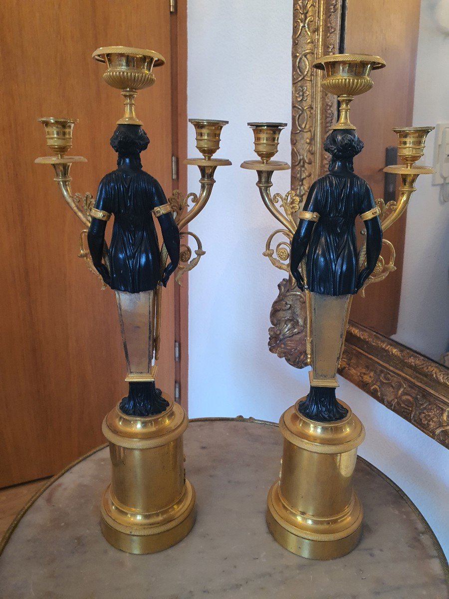 Pairs Of Empire Candelabra-photo-6