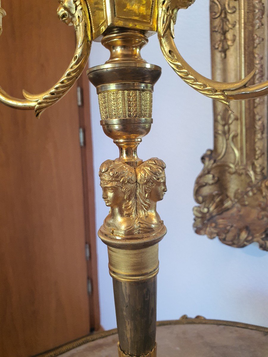 Pair Of Russian Empire Candlesticks-photo-5