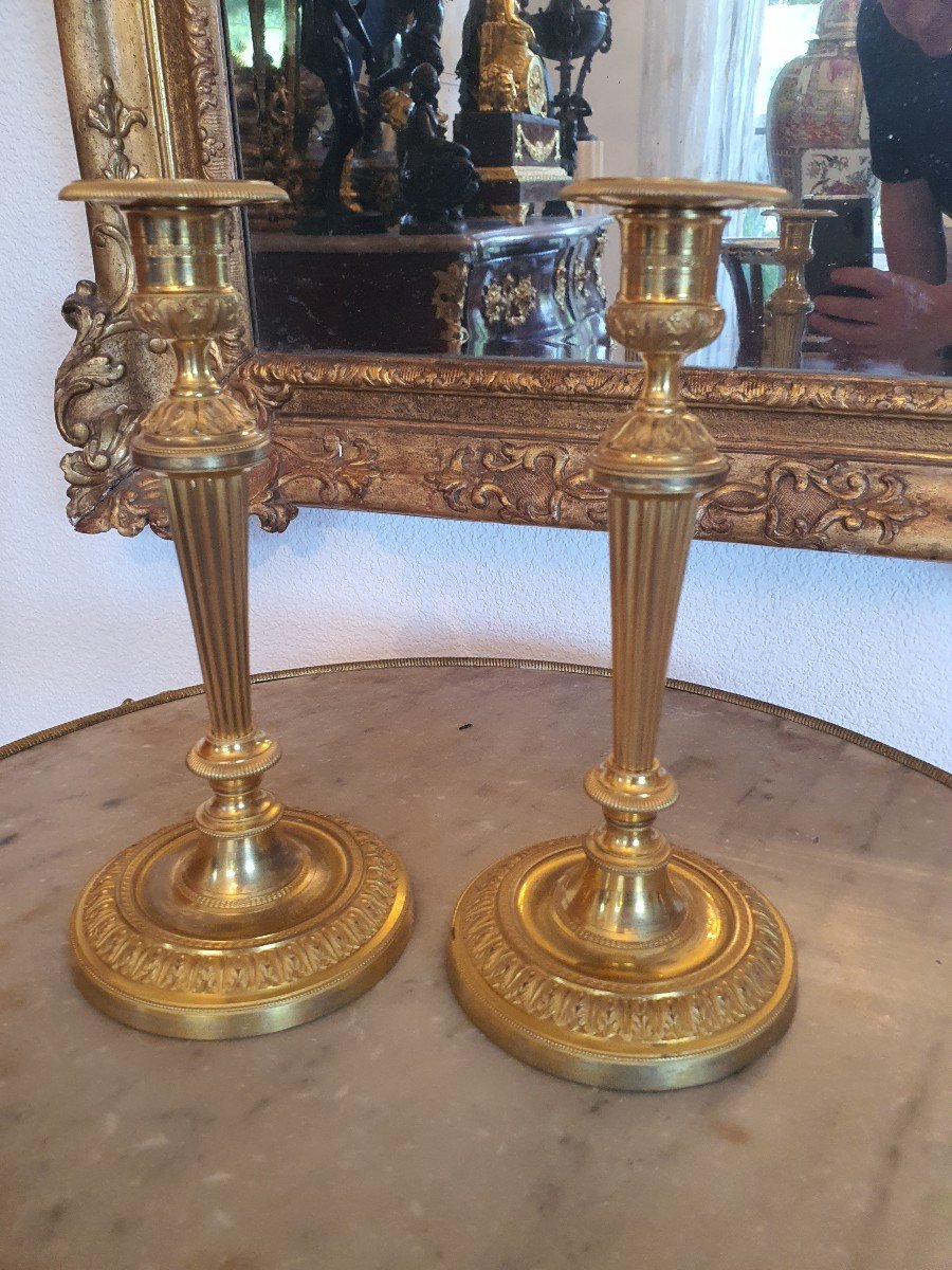 Pair Of Louis XVI Candlesticks-photo-1