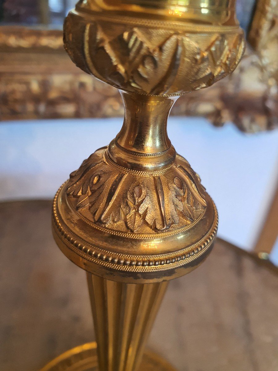 Pair Of Louis XVI Candlesticks-photo-4