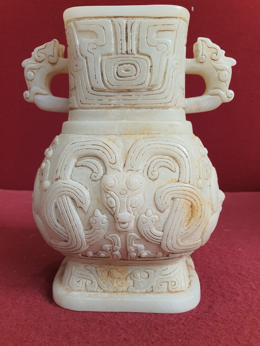 Chine 19e Vase Aux Dragon-photo-1