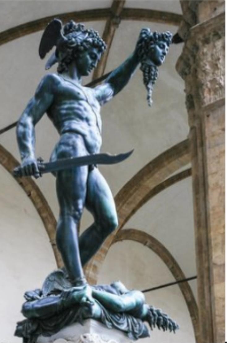 Bronze Perseus With The Head Of Medusa