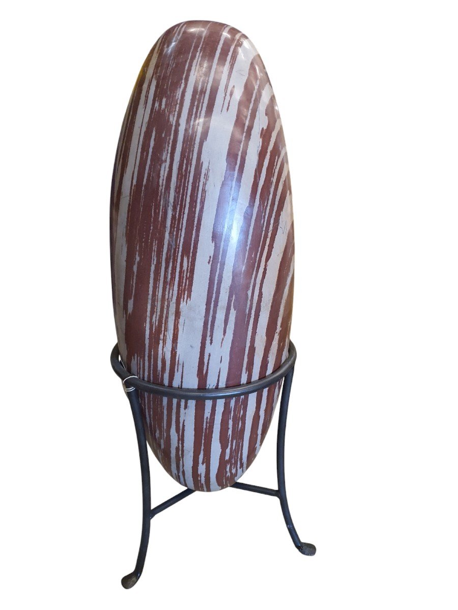 Oeuf Fossile  "Shiva lingam"  100cm