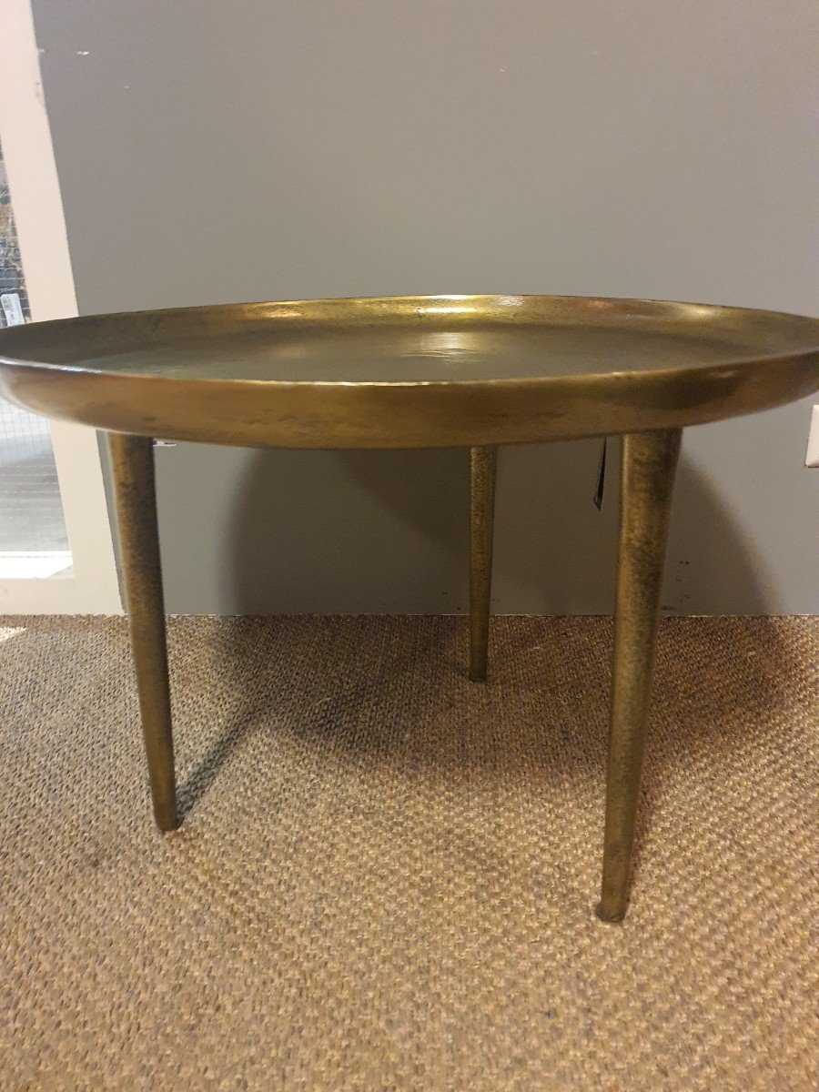 Brass Coffee Table -photo-3