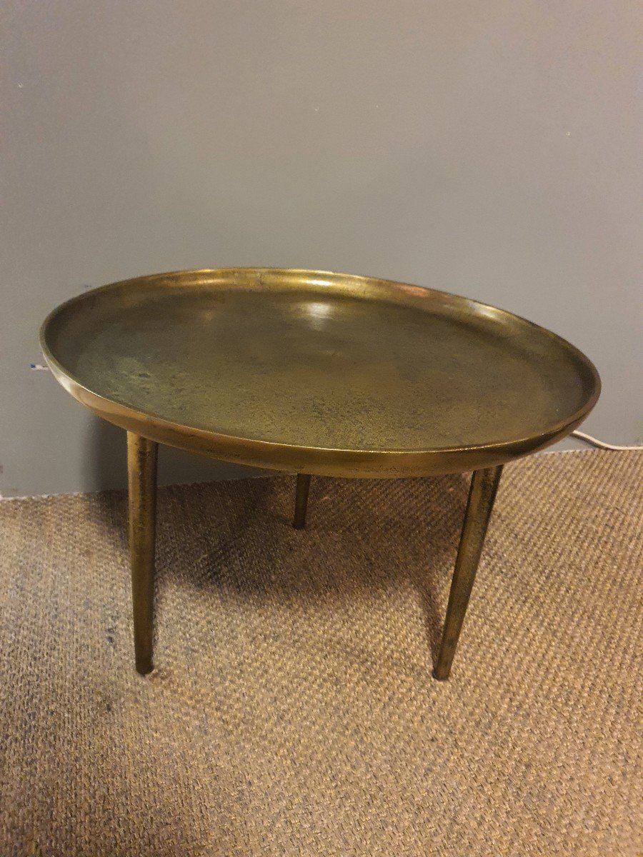 Brass Coffee Table -photo-2