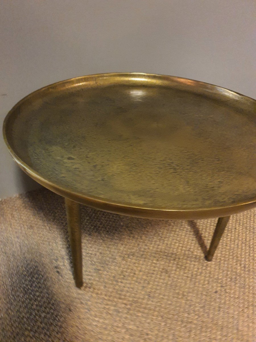 Brass Coffee Table -photo-4