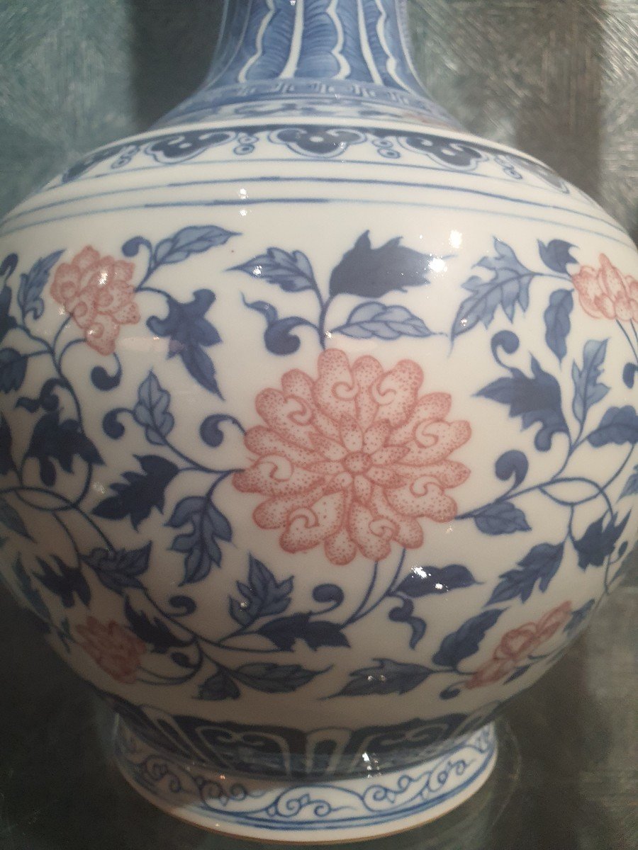 China Famille Rose Vase-photo-4