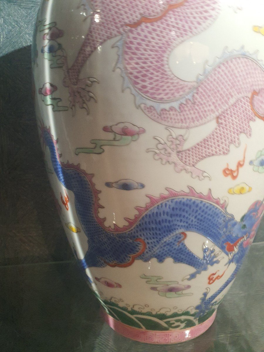 China Famille Rose Vase-photo-5