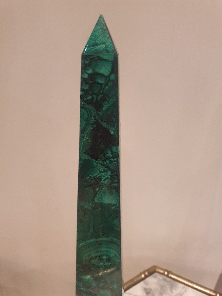 3 Malachite Obelisks -photo-2