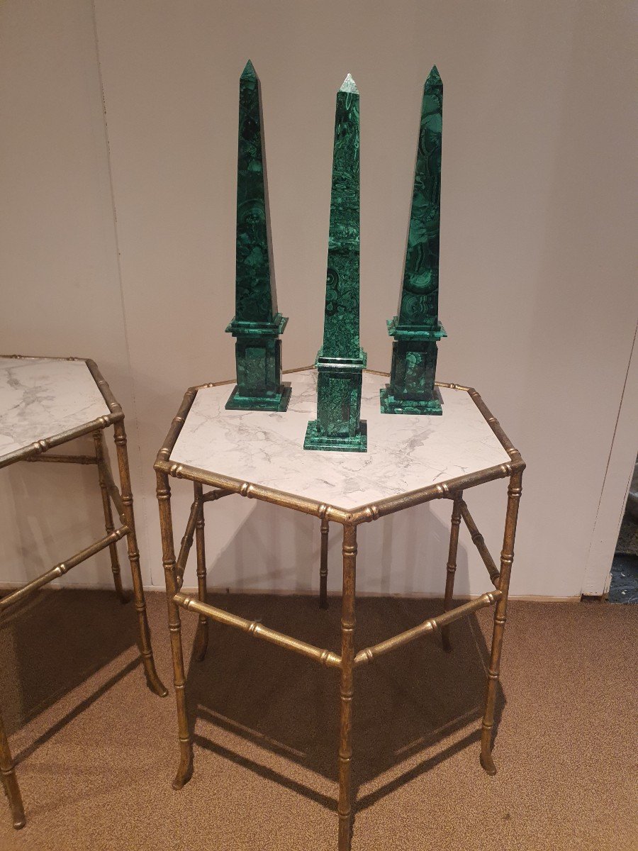 3 Malachite Obelisks -photo-8