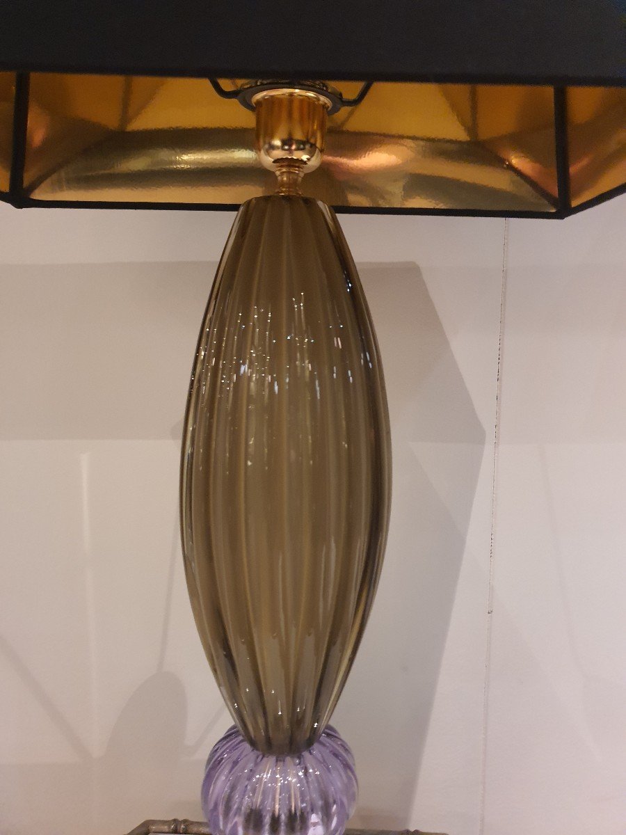 Paires De Lampes Signee Italie-photo-3