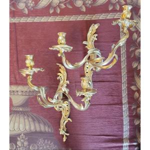 Paires Applique Murale Style Louis XV 