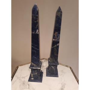 Pairs Of Blue Obelisks