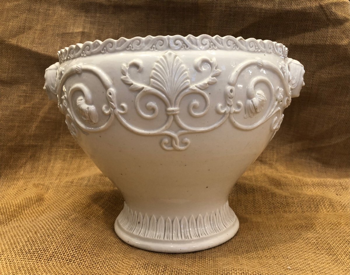 Cache Pot,vase ,porcelaine  du XIX ème Siècle,Edouard  Honoré -photo-8