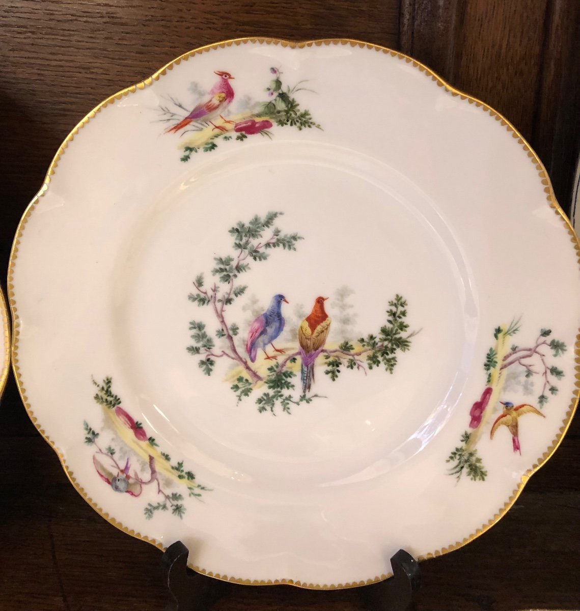 Série de 14 Assiettes,porcelaine de Limoges,Haviland ,vers 1900-photo-2