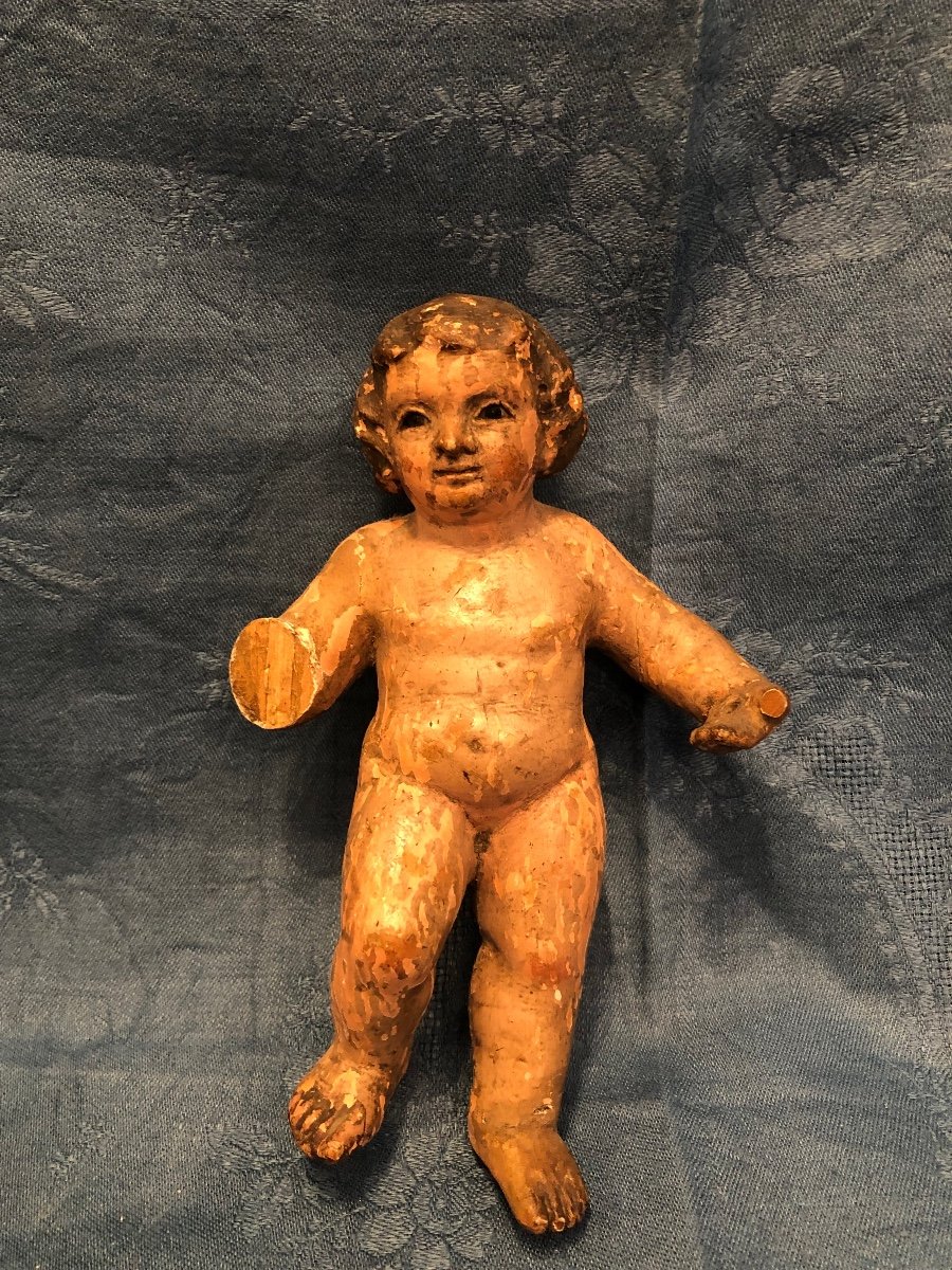 Wooden Cherub, Late 18th Century 