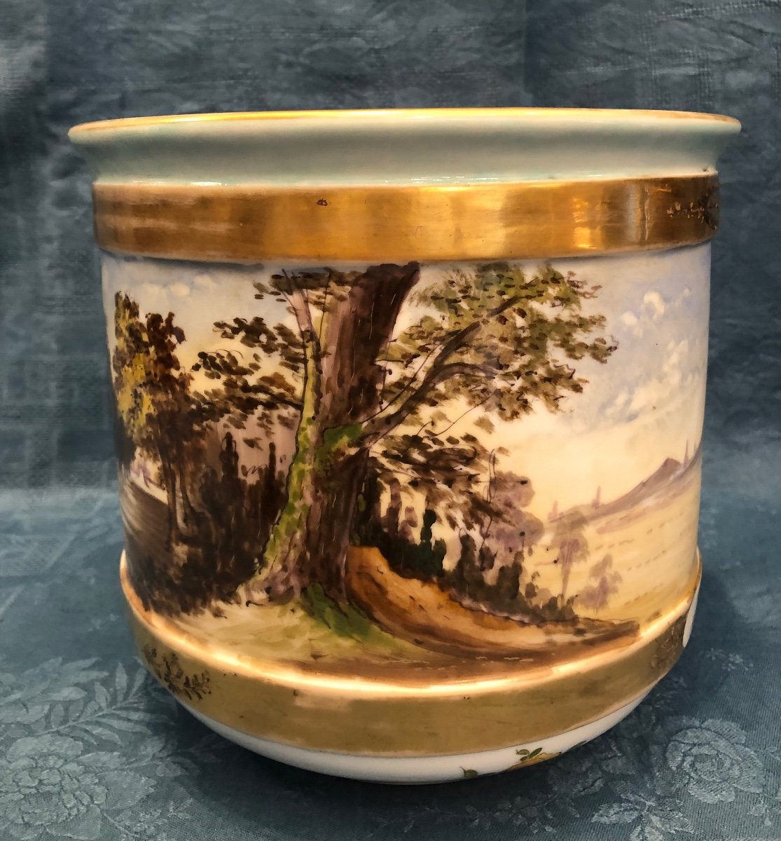 Cache Pot, Porcelain, Late 19th Century -photo-2