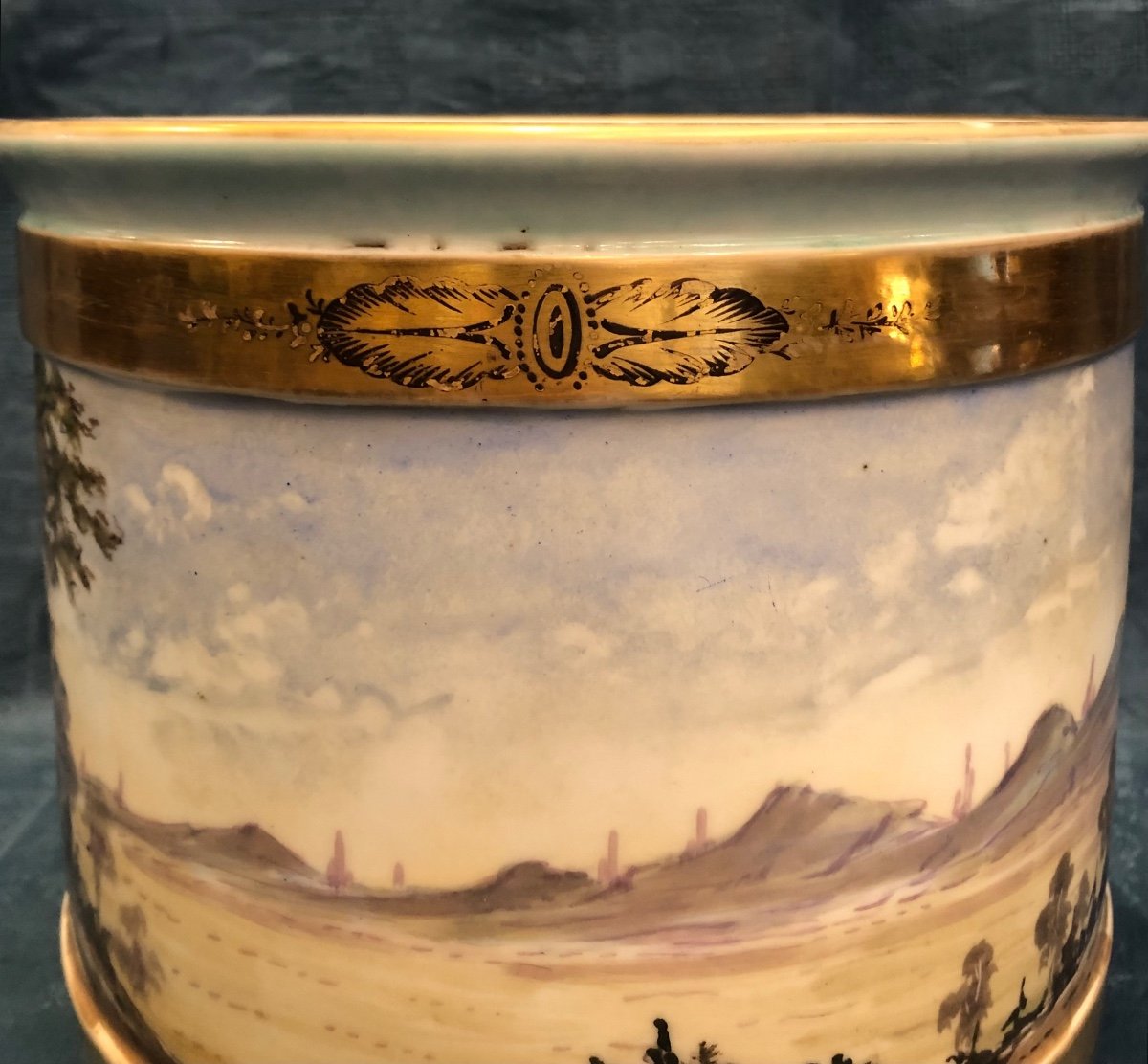 Cache Pot, Porcelain, Late 19th Century -photo-1