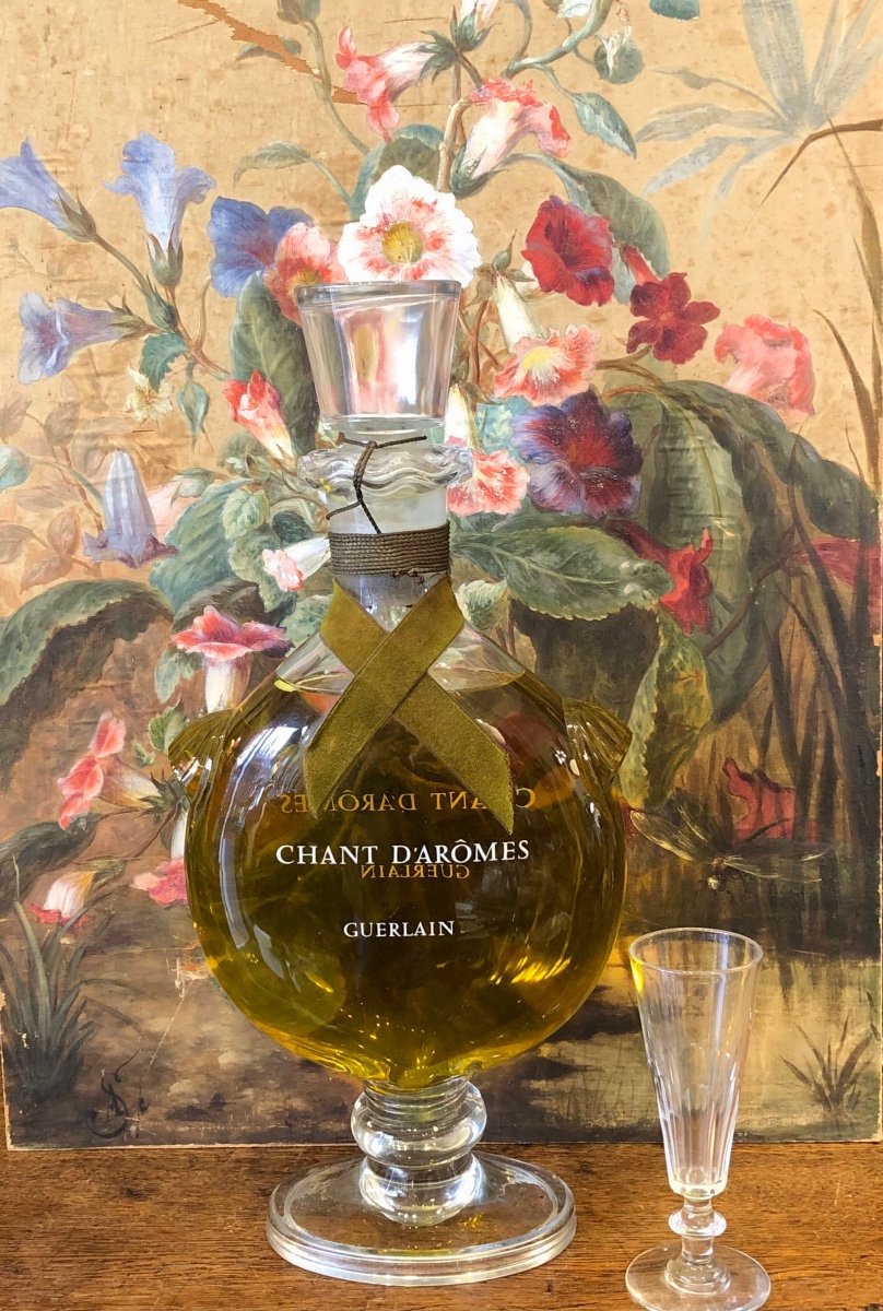 Large Advertising Bottle, "grenadier" Song Of Aromas, Guerlain, 20th Century -photo-2