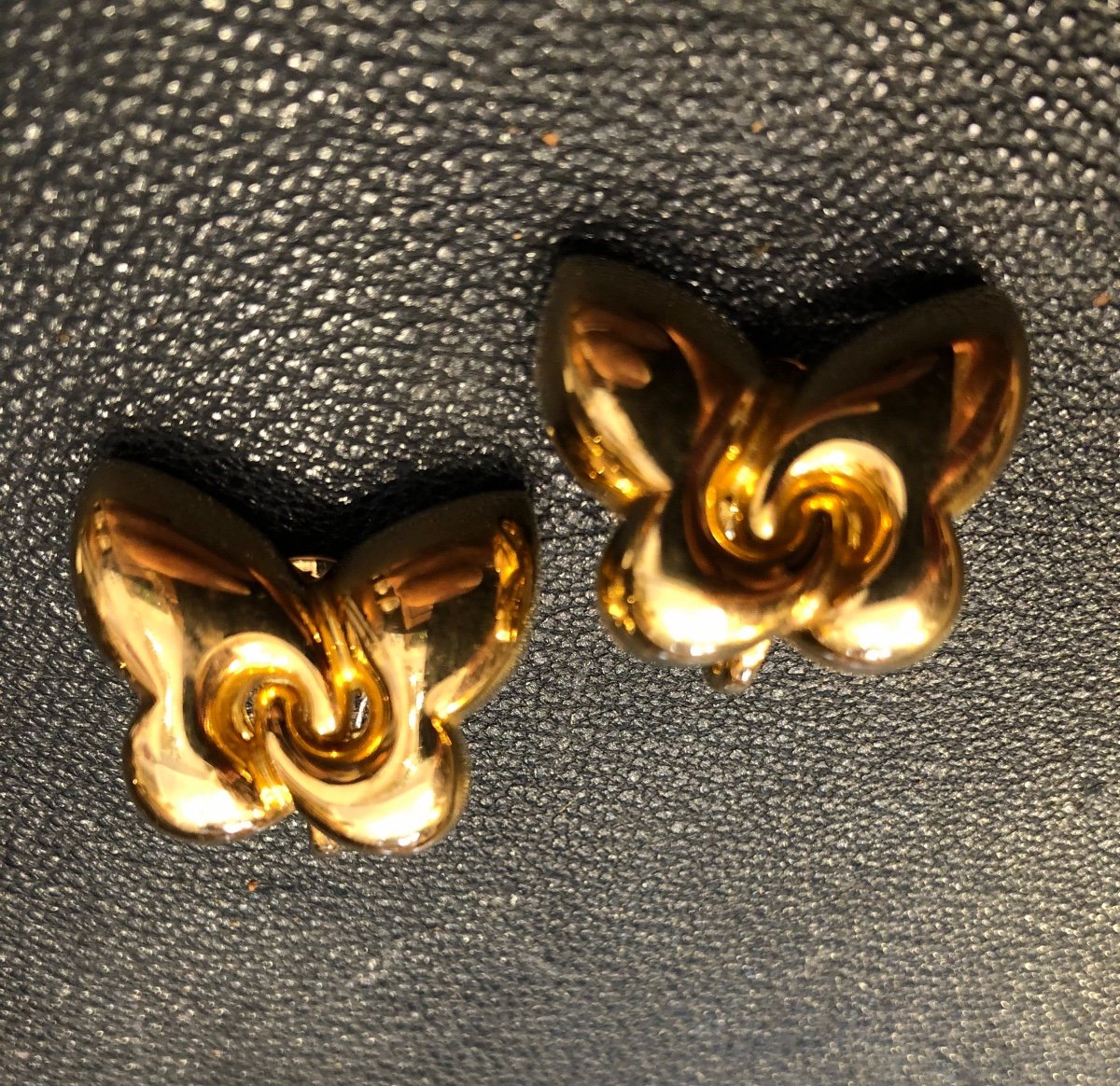 Paire de Boucles D’oreilles Or Jaune,Bulgari,XXème Siècle -photo-2