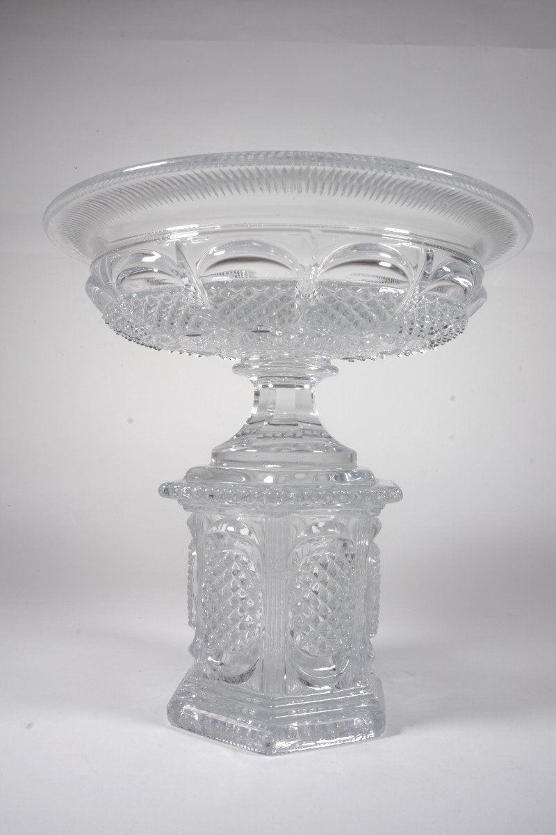 Dessert Bowl Baccarat Crystal , Le Creusot XIX-photo-1