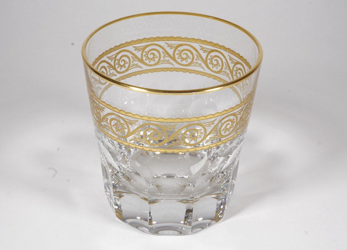 Baccarat El Dorado Old Fashion Crystal Whiskey Tumbler-photo-3