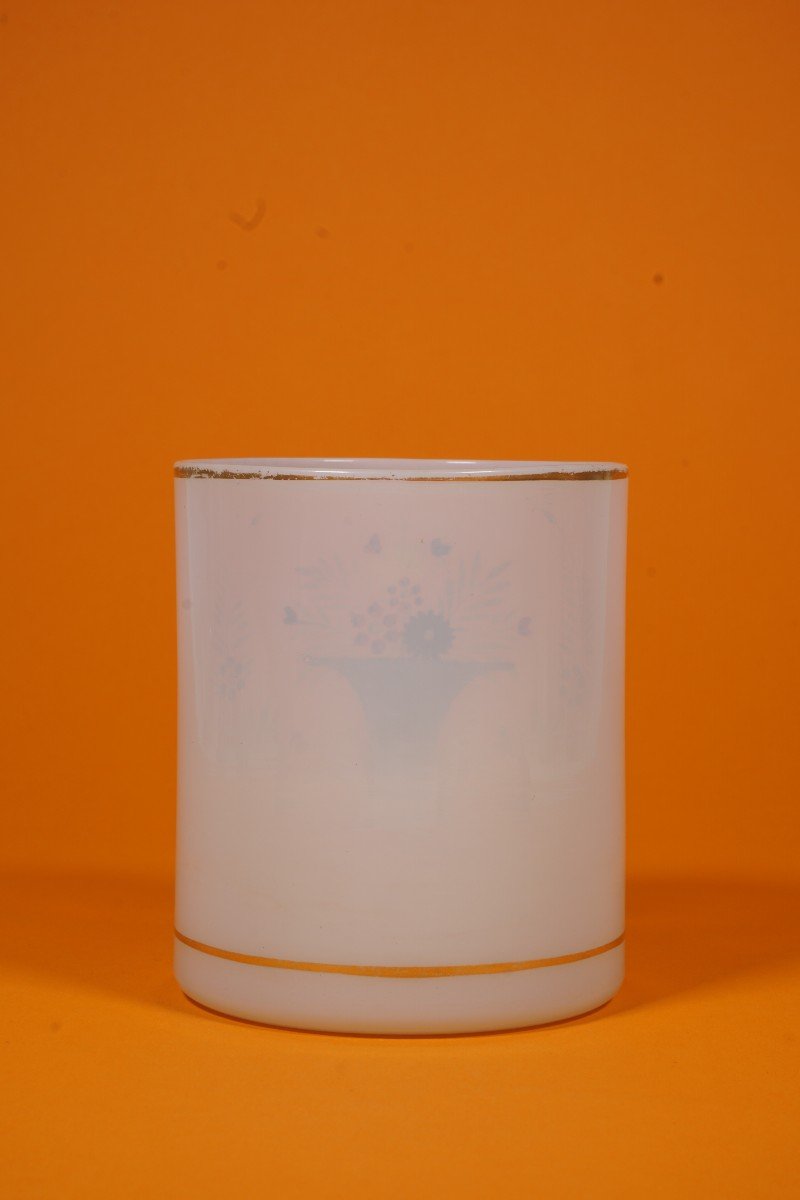 Glass Opaline Crystal Charles X-photo-4