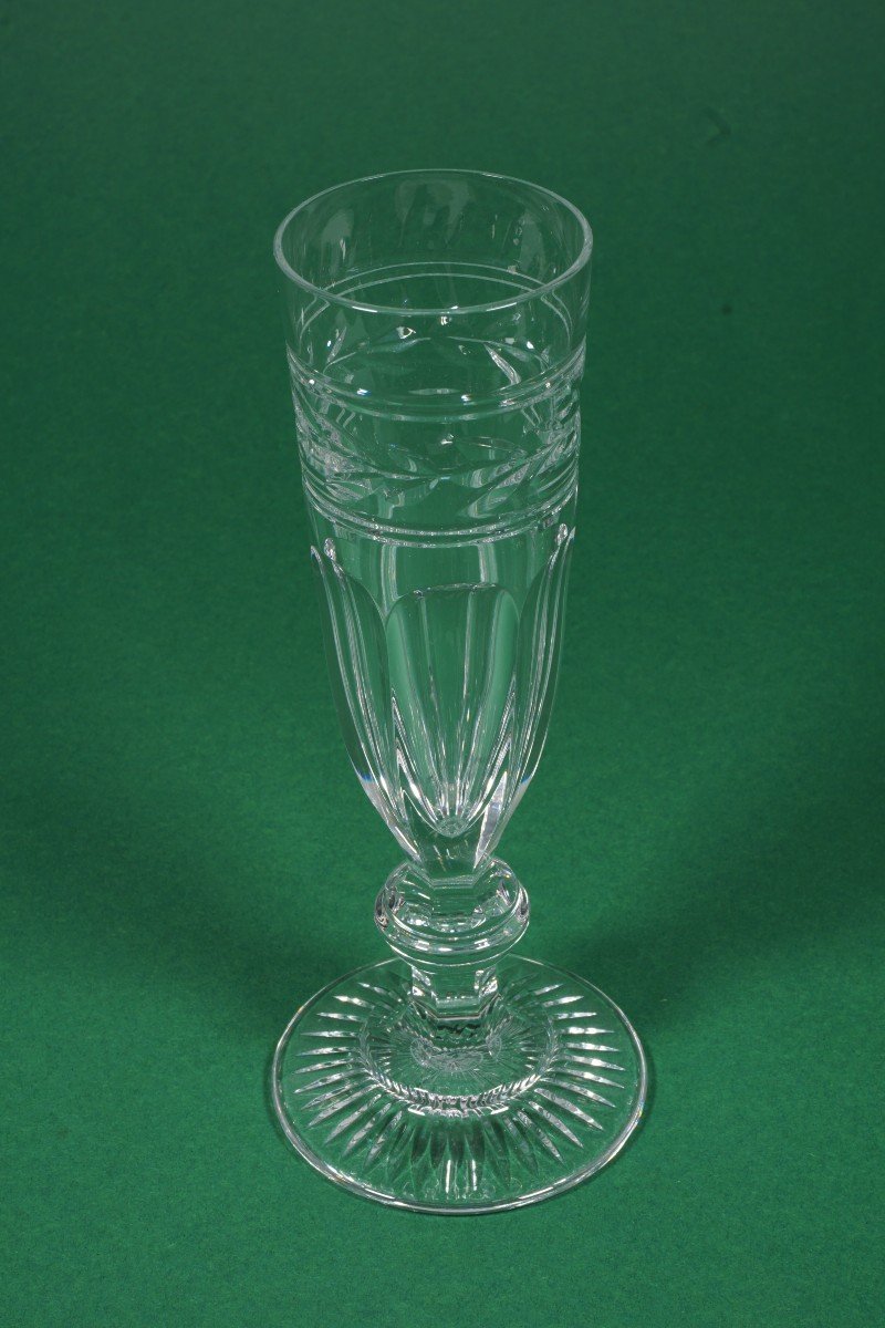 Baccarat Jonzac Crystal Champagne Flute-photo-5