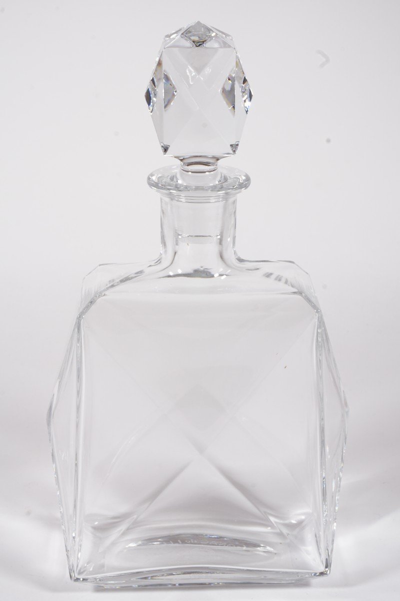 Baccarat Crystal Cognac Carafe "grand Cognac De Luze"-photo-3