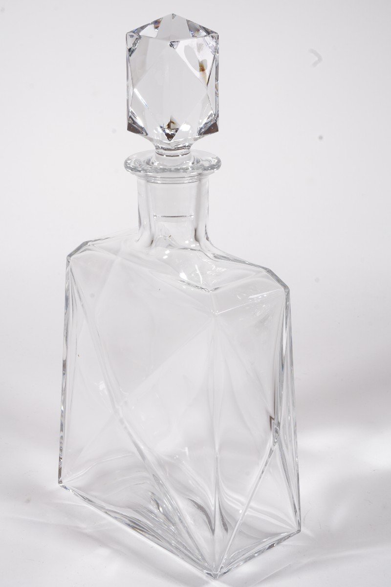 Baccarat Crystal Cognac Carafe "grand Cognac De Luze"-photo-4