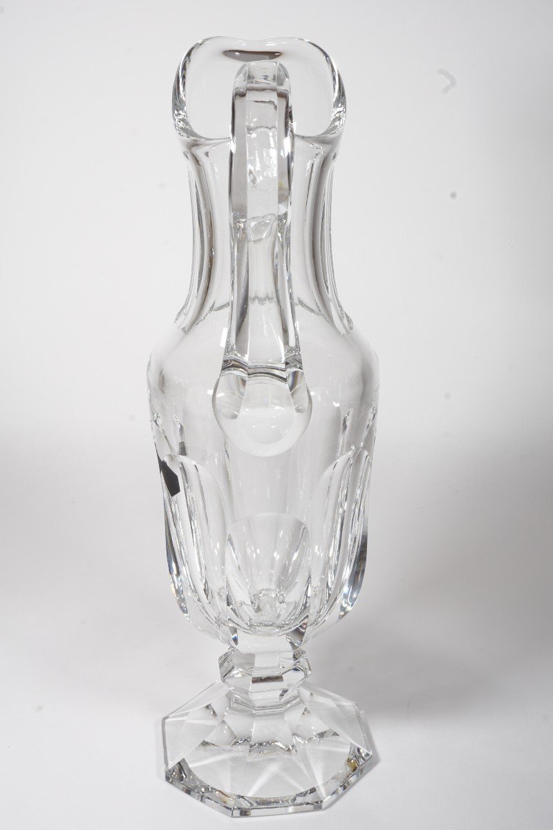 Water Jug, Pitcher, Ewer Saint Louis Chambord Crystal-photo-3