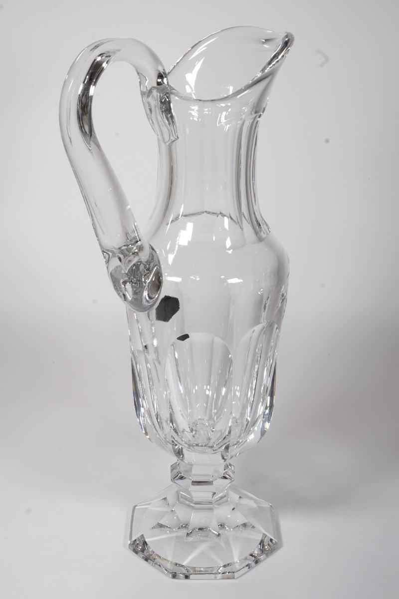 Water Jug, Pitcher, Ewer Saint Louis Chambord Crystal-photo-3