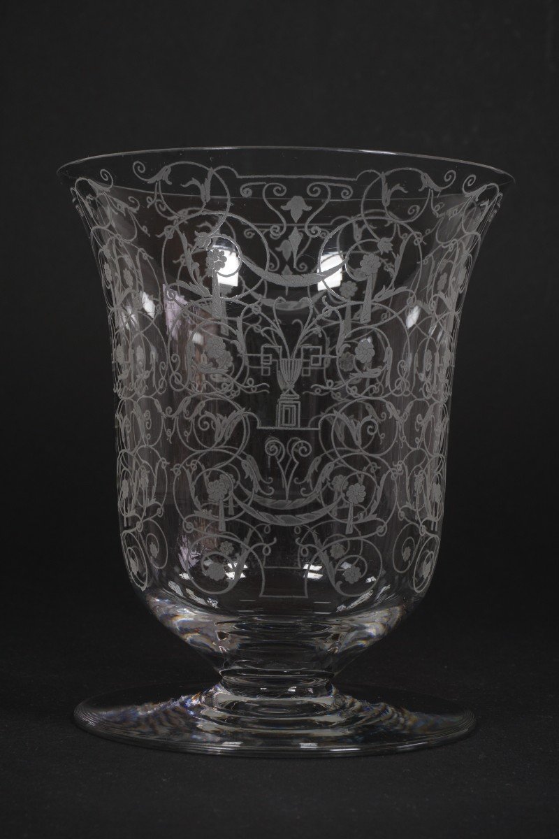 Baccarat Michelangelo Crystal Vase -photo-3