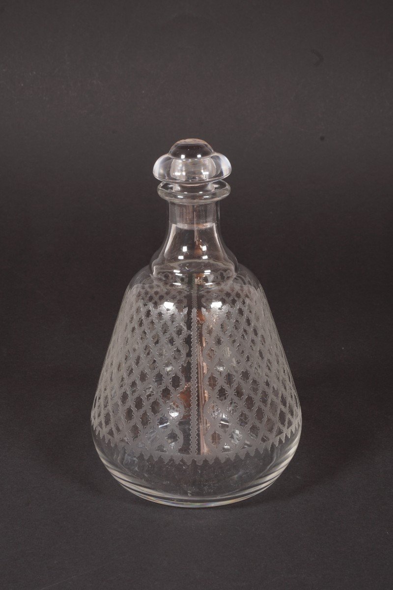 Carafon, petite carafe, flacon Cristal Baccarat Bruxelles, Alhambra-photo-4