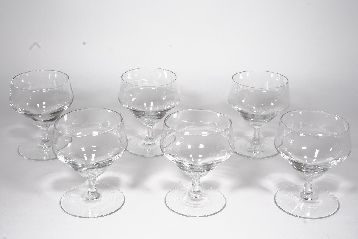 6 Aperitif Glasses Daum Nancy -photo-2