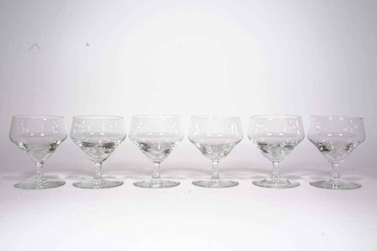 6 Aperitif Glasses Daum Nancy -photo-1