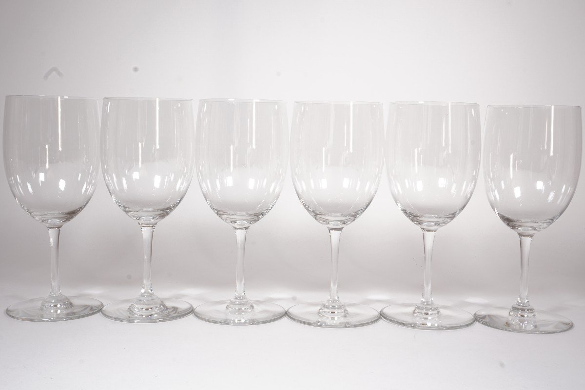 6 verres à eau N°2 Cristal Baccarat Perfection-photo-1