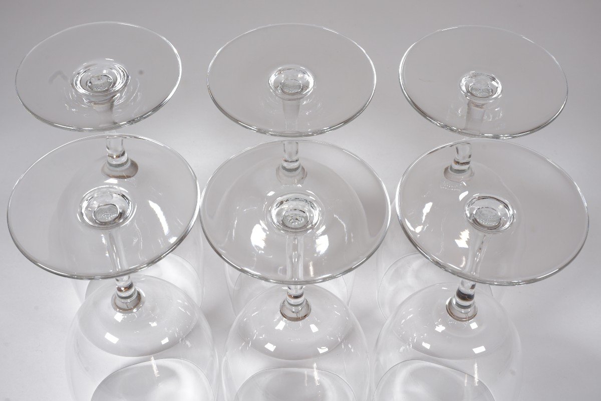 6 verres à eau N°2 Cristal Baccarat Perfection-photo-3