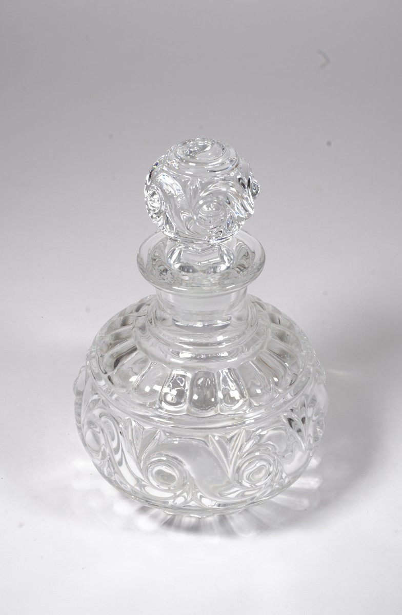 Flacon de Toilette, Parfum Cristal Baccarat Moulure Russe-photo-4