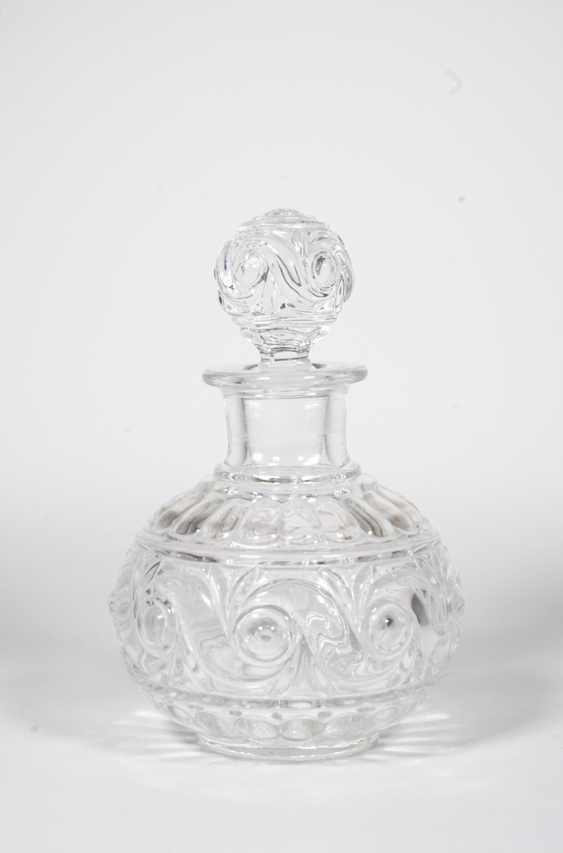 Flacon de Toilette, Parfum Cristal Baccarat Moulure Russe-photo-2