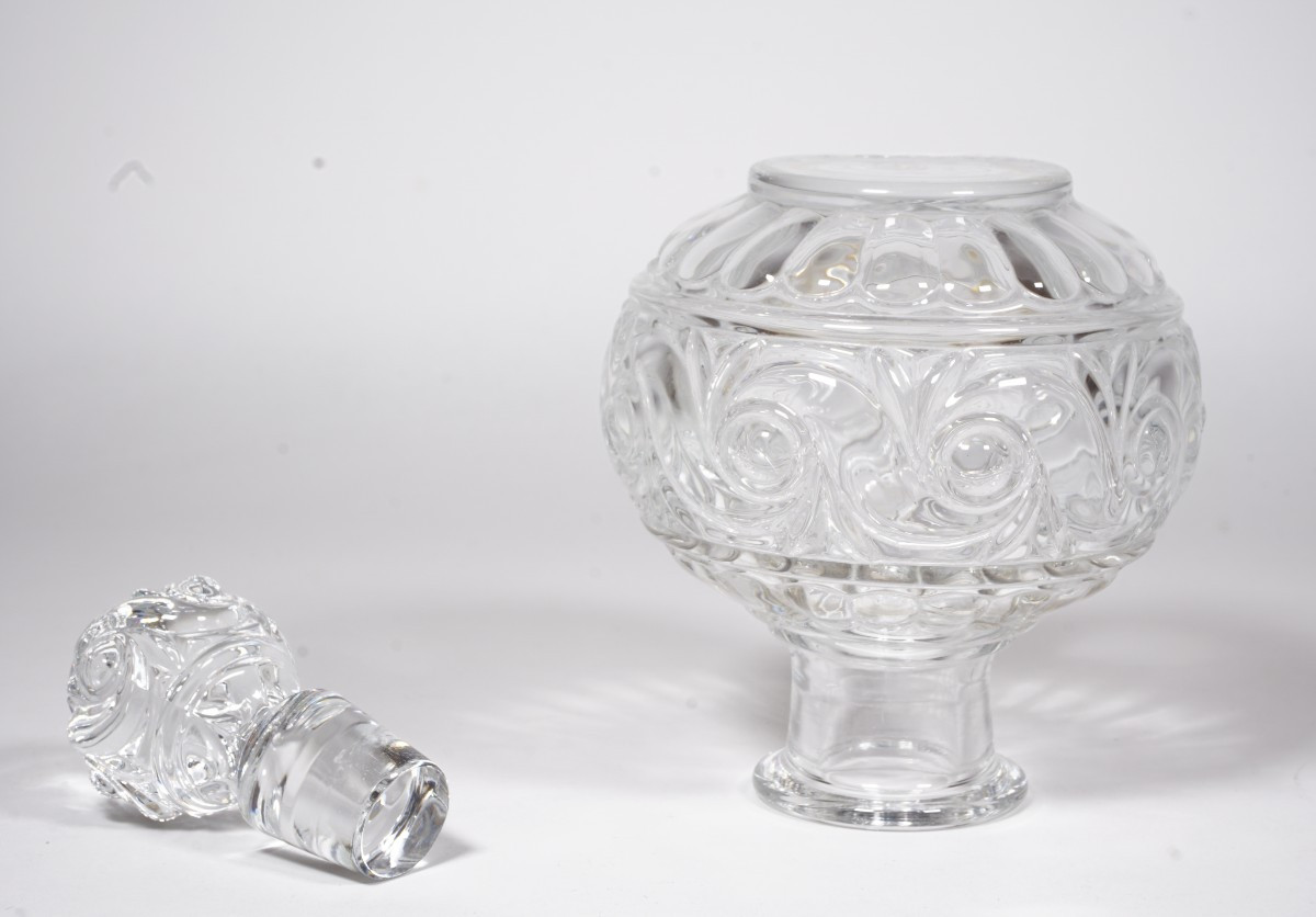 Toiletry, Perfume  Bottle, Baccarat Crystal  Moulure Russe-photo-3