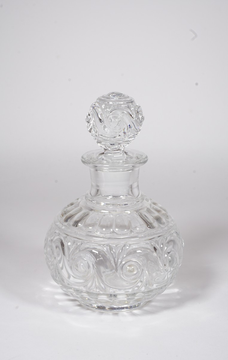 Toiletry, Perfume  Bottle, Baccarat Crystal  Moulure Russe