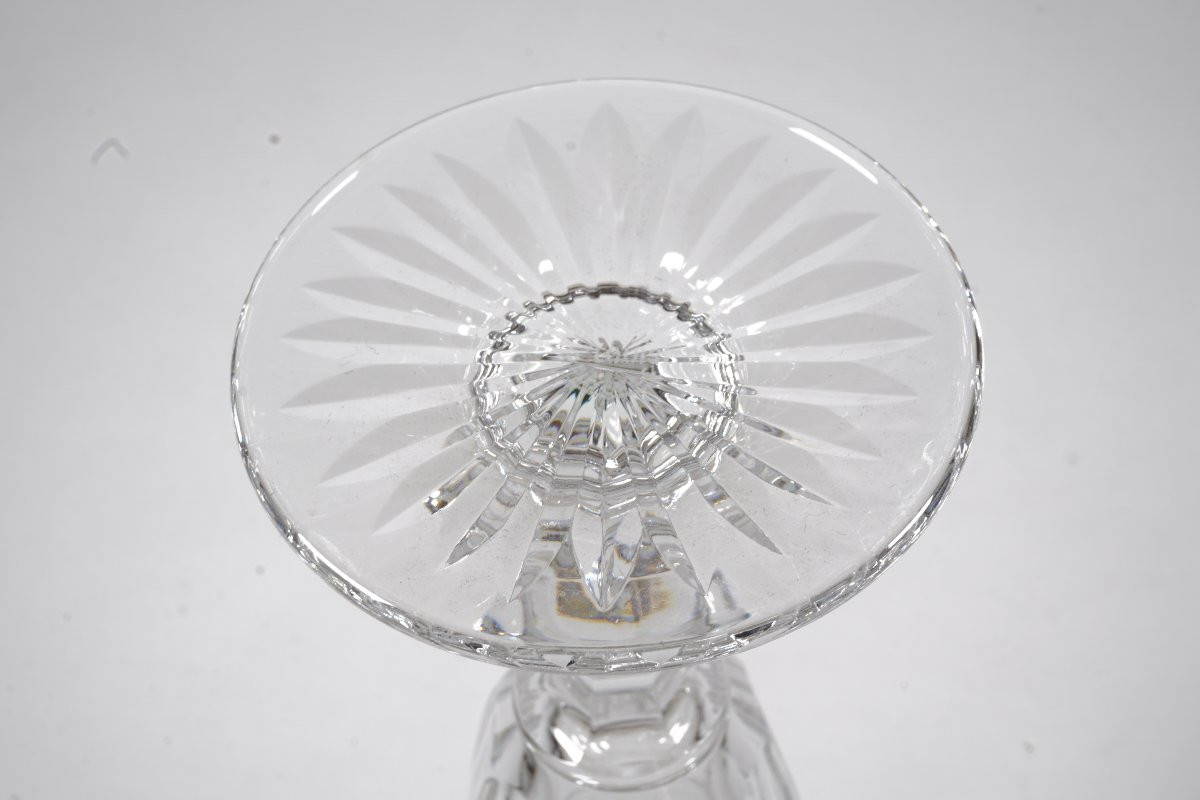 12 Saint Louis Trianon Crystal Champagne Flutes-photo-4