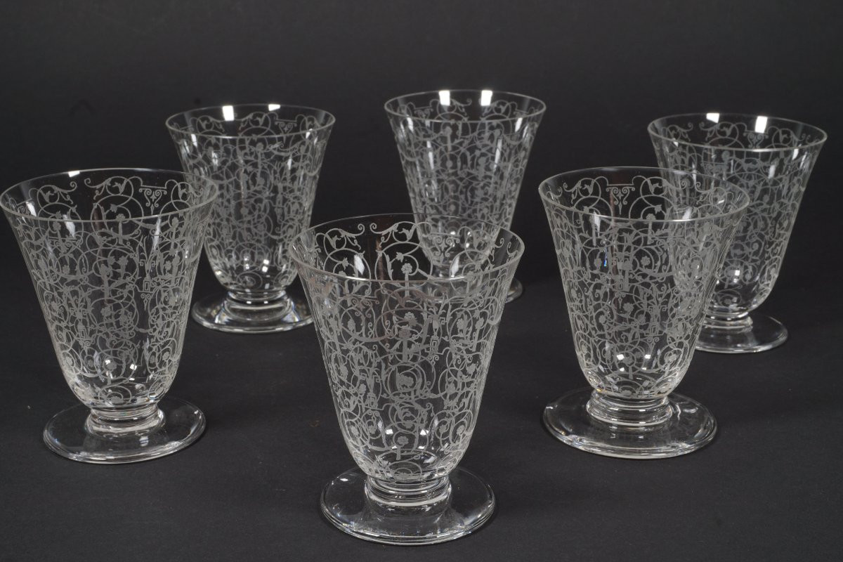 6 Verres N°4 Cristal Baccarat Michelangelo, Michelange-photo-3