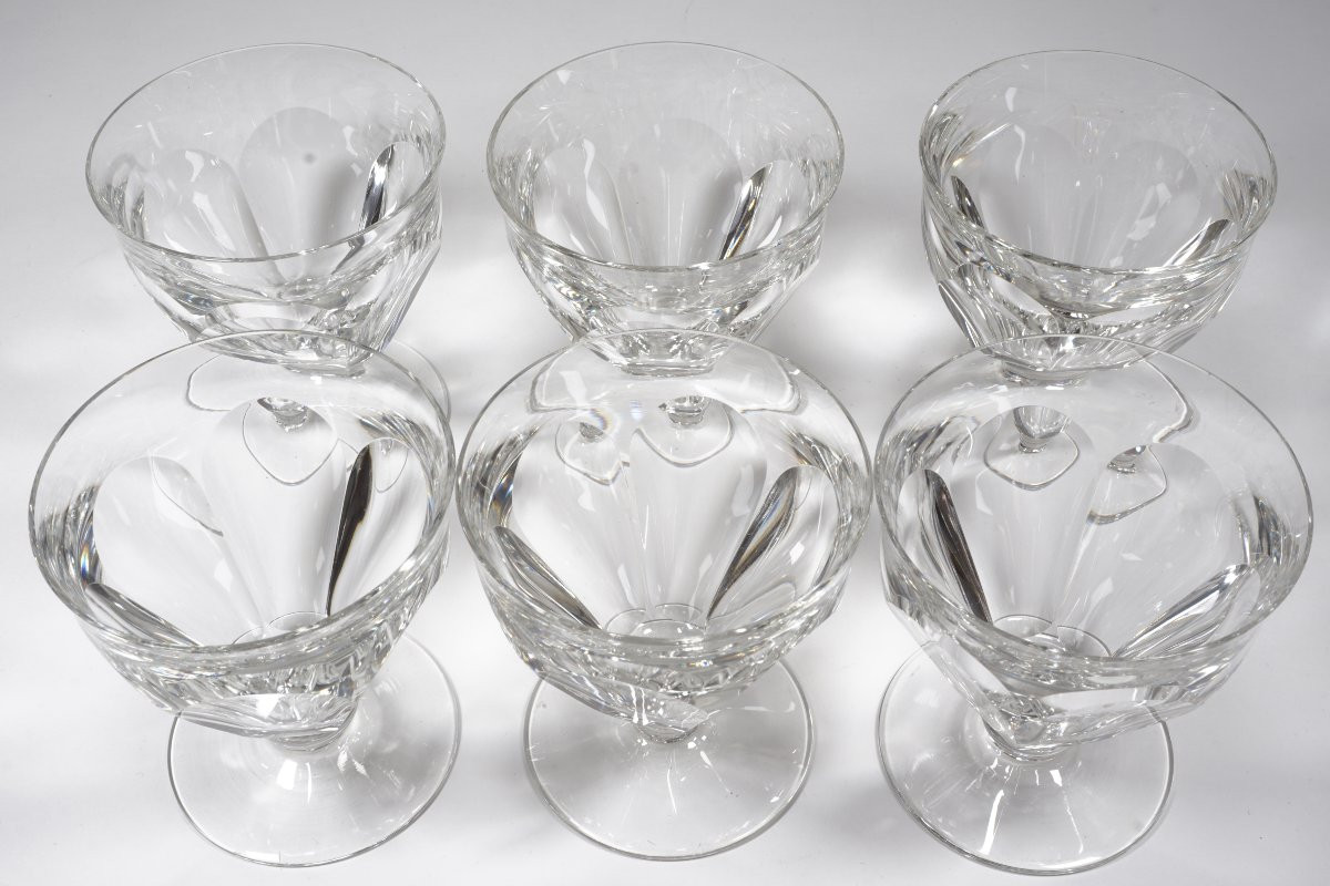 6 verres N°4 Cristal Baccarat Talleyrand, Harcourt-photo-3