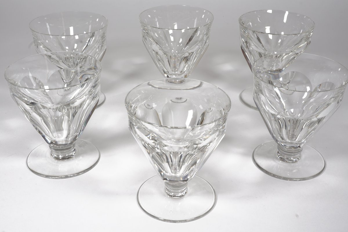 6 verres N°4 Cristal Baccarat Talleyrand, Harcourt-photo-4