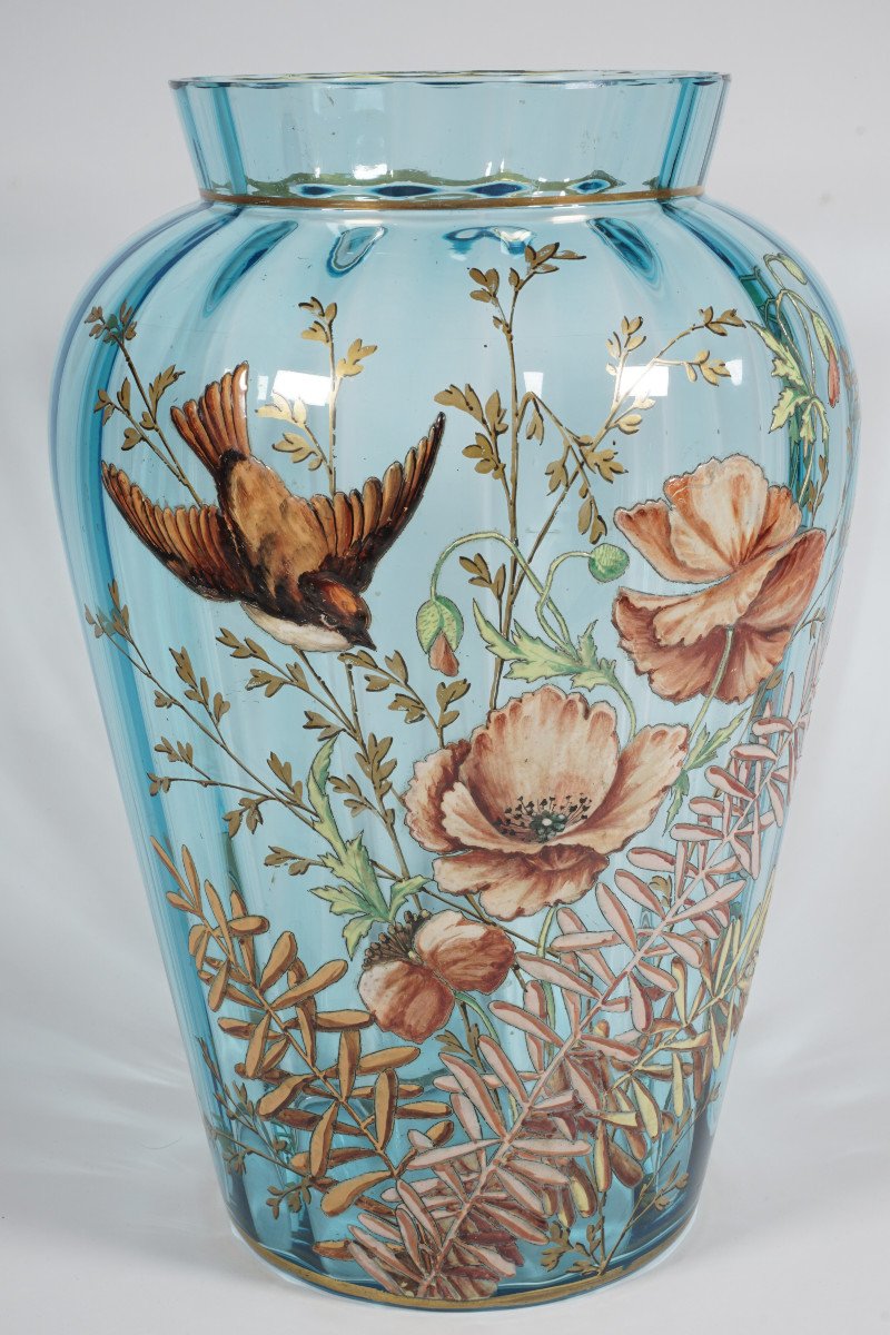 Enamelled Vase Circa 1900